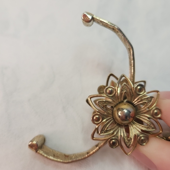 Vintage 50s gold glove scarf purse clip - Picture 4 of 8